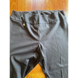 Slim-Sation Black Pull-On Dress Pants Women Sz 14P Petite Stretch Career Office